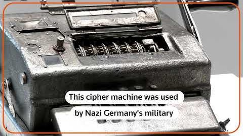 Nazi cipher machine designed to replace Enigma