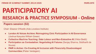 (S2) Papers session at PAIRS 2026 online