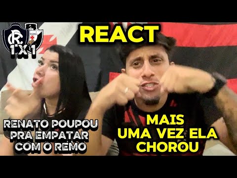 REACT COMPLETO - REMO 1 X 1 VASCO! RENATO POUPOU PRA EMPATAR! 😂🥳 #vasco #flamengo #viralvideo #fyp