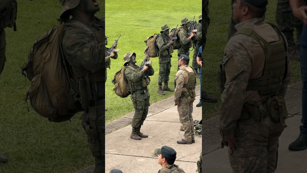 Entrega do Gorro Negro Aluno 28- Curso Comandos Anfíbios 2024- ComAnf. 