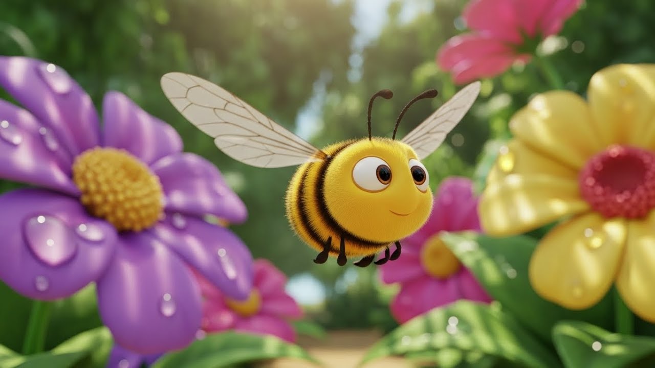 The Busy Bee Buzz Song 🐝🎶 | Fun Busy Bee Story for Kids Ages 6–10