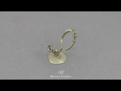14k White Gold Casting: Moore's Jewelers