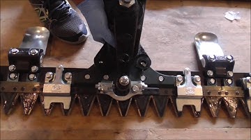 BCS sickle bar basic setup notes