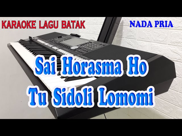 SAI HORAS MAHO TU SIDOLI LOMOMI ll KARAOKE BATAK ll NAGABE TRIO ll NADA PRIA AS=DO class=