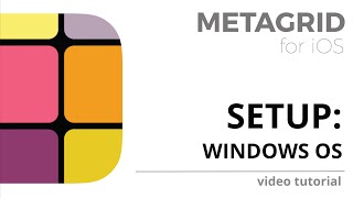 Metasystem Classic: Setup - Windows OS