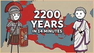 The Roman Empire: 2200 Years in 14 Minutes