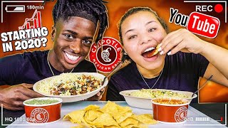 How to be SUCCESSFUL on YOUTUBE... CHIPOTLE MUKBANG