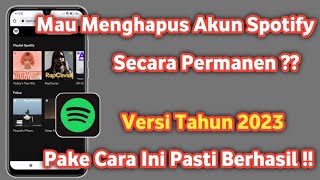 Cara menghapus Akun spotify permanen 2023 | Hapus akun spotify permanen