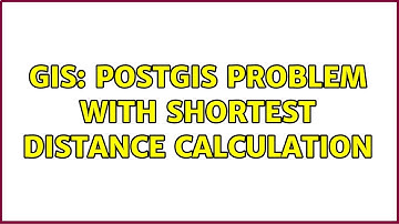 GIS: postgis problem with shortest distance calculation