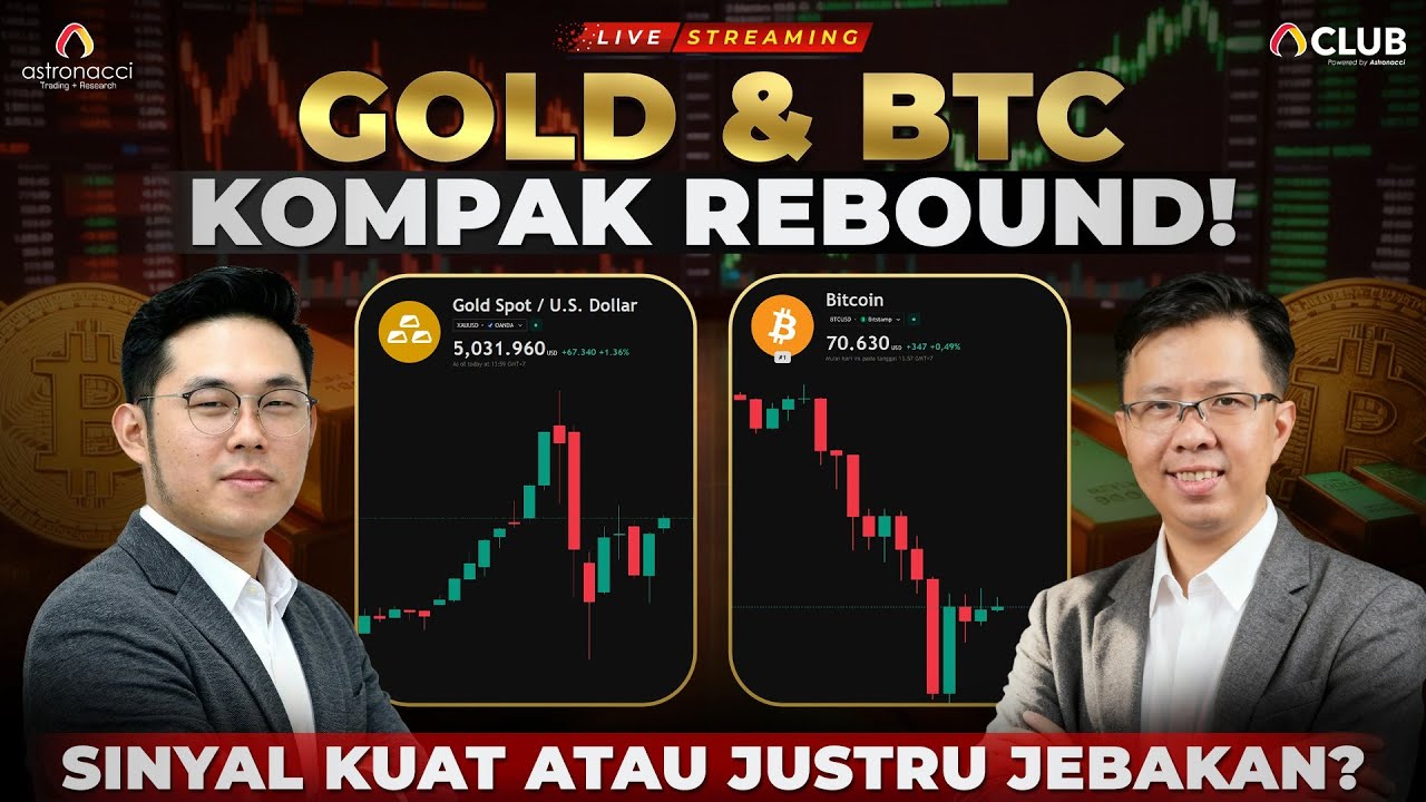 Analisa Pergerakan Bitcoin & Gold Saat Market Mulai Rebound