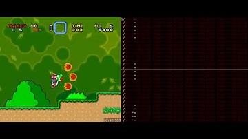 [TAS] Super Mario World "game end glitch" - input video