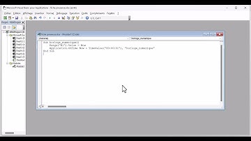 Perfectionnement Excel : Horloge numérique