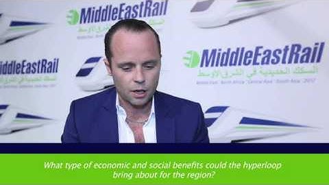 Interview with Hyperloop One at Middle East Rail 2017