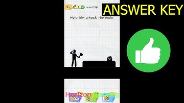 Draw 2 Save: Stickman Puzzle LEVEL 158 Help him whack the mole - Gameplay Walkthrough Android IOS
