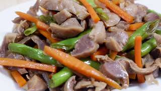 Stir-fry Vegetable with Chicken Gizzard | Masarap na Luto sa Balunbalunan ng Manok | Murang Ulam