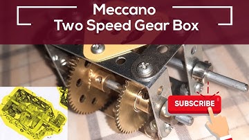 Meccano Two Speed and Reverse Gear Box