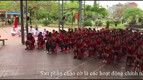 Vũ khúc sân trường  Trường TH Hồng Giang số 1   Lục Ngạn   Bắc Giang