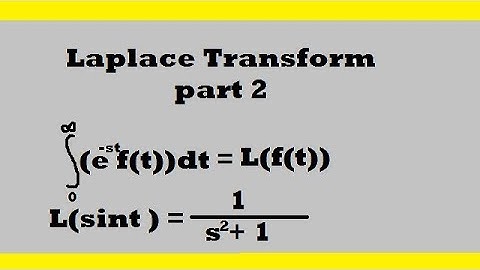 Laplace Transform part 2