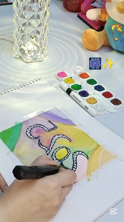 New Year Painting 2025 May This Year Be Filled With Blessings And Joy Oardefault
