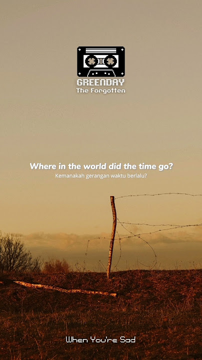 Green Day - The Forgotten (Story WA) #greenday #theforgotten #shorts