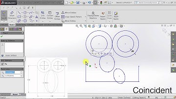 SOLIDWORKS Tutorial: Using relations to define sketches
