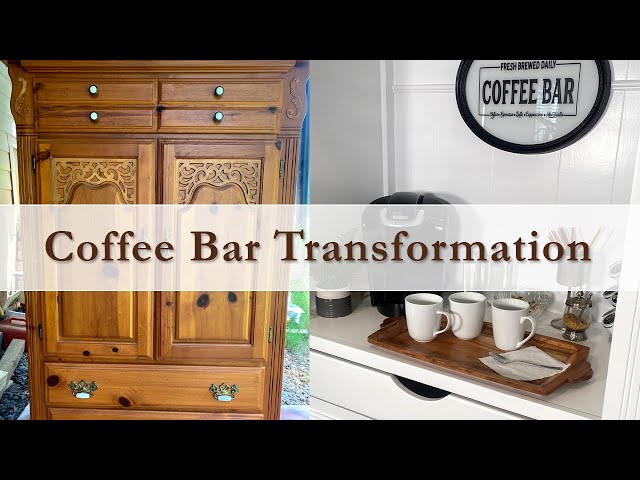 How I Transformed My Coffee Bar - Six Clever Sisters