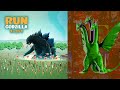 GREEN GHIDORAH UNLOCK - RUN GODZILLA - Godzilla mobile game TOHO Games ラン ゴジラ Godzilla racing game