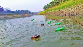 Best Fish Trap Video | Hook Fishing By Plastic Bottle Fish Trap | Easy Way Of Catching Fish