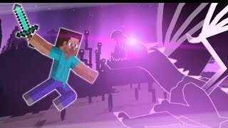 Minicraft Steven vs ENDER-DRAGON   (stick nodes pro) #minecraft #animation