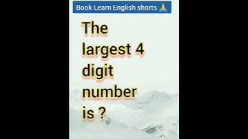 Largest 4 Digit Mcq #shorts #learning #exam #competitive #study #ytshorts #keypoints #gk #quiz