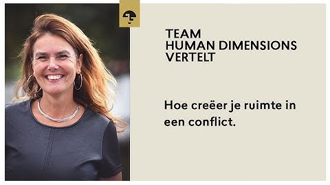 Hoe creëer je ruimte in een conflict - Deep Democracy [MINI COLLEGE 09]