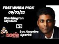 WNBA Pick - Washington Mystics vs Los Angeles Sparks Prediction, 9/3/2023 Free Best Bets & Odds