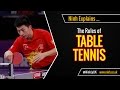 Basic Rules And Regulations Of Table Tennis