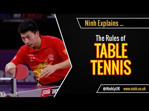 The Rules of Table Tennis (Ping Pong) - EXPLAINED!