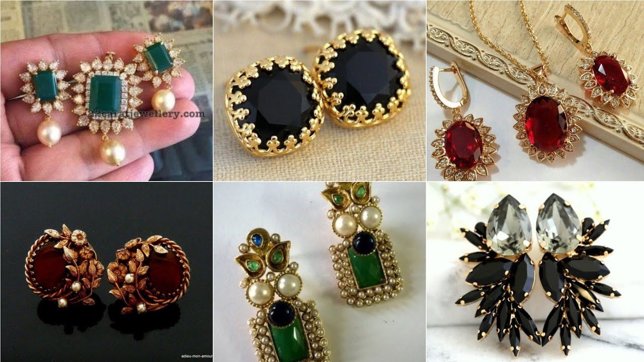 Prettiest Stud Earrings Designs for Modern Look 2020 YouTube