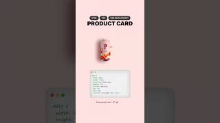 Stylish Product Card Using HTML, CSS & JS! 💻