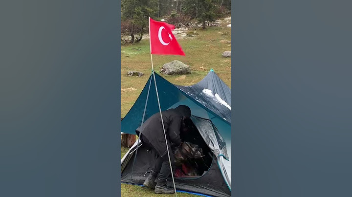 Mayıs ayında kış kampı