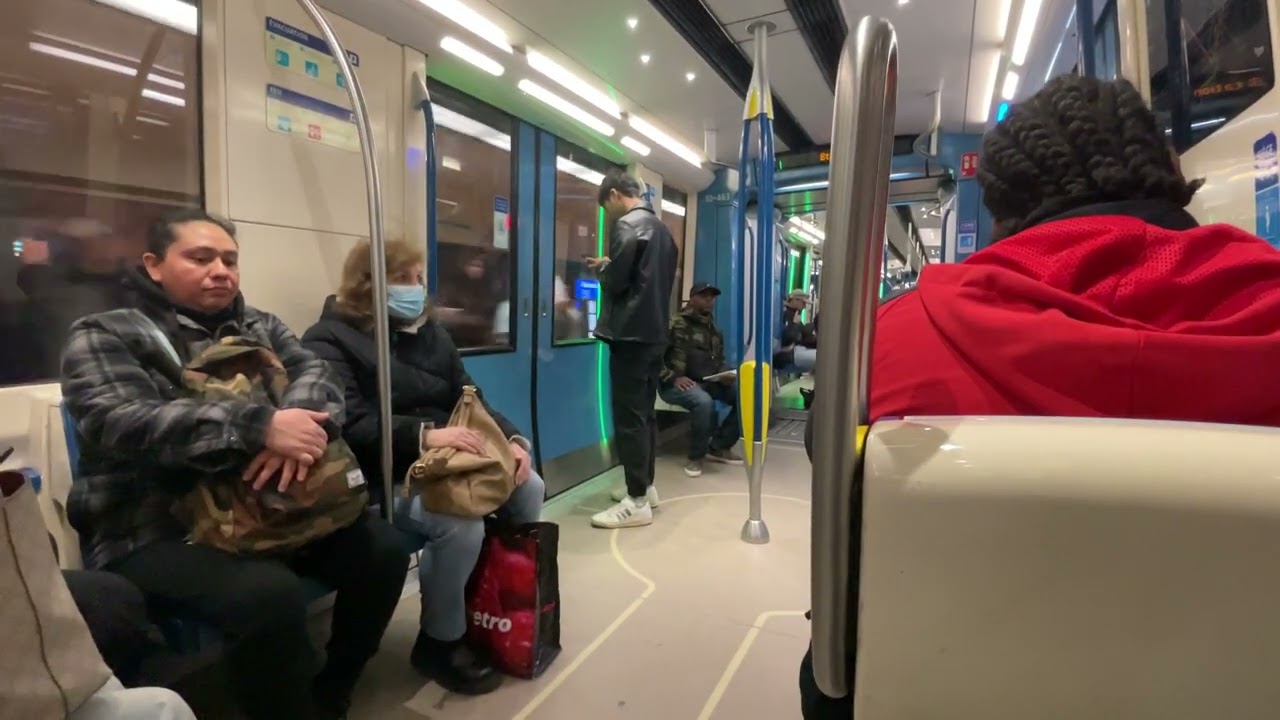 Metro Montreal: De La Concorde to Snowdon: Onboard view of the MPM-10 “Azur” Orange Line