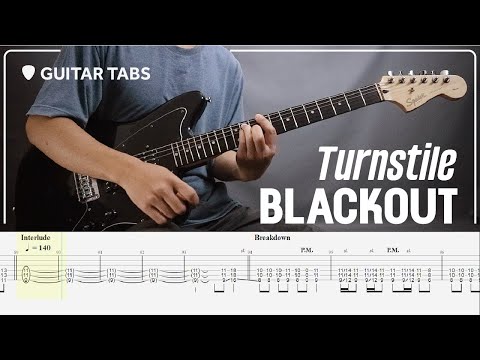 Turnstile - Blackout | Guitar Cover with Guitar Tabs
