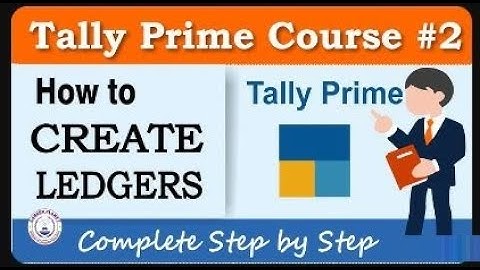 how to create ledger in tally prime part 2 #tallyprime #ledger
