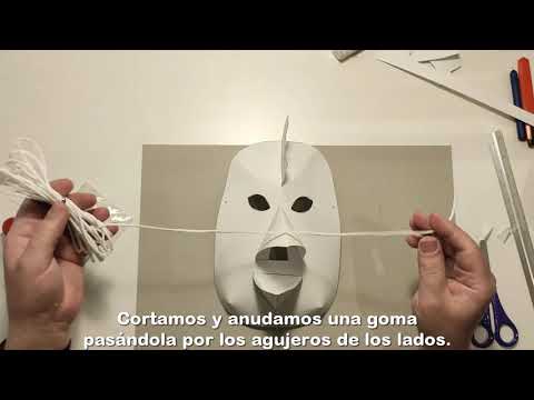 Crea tu máscara de Carnaval en cartulina