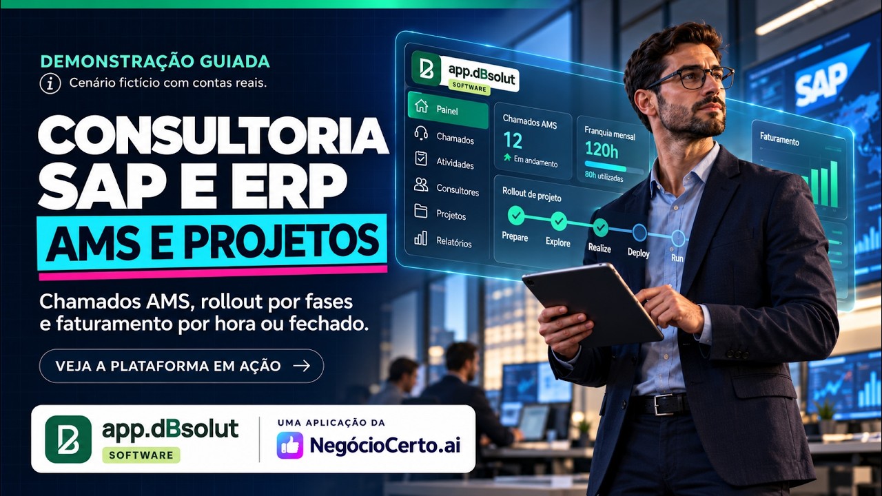 Consultoria SAP e ERP (AMS e projetos)