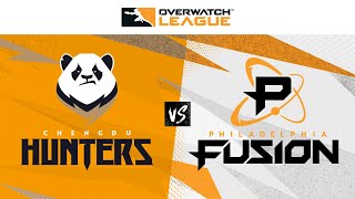 Chengdu Hunters vs Philadelphia Fusion  | May Melee Qualifiers | Week 2 Day 2 — East