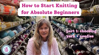 How to Start Knitting for Absolute Beginners | Yarn & Needle Guide (Michaels Haul) -Episode 1