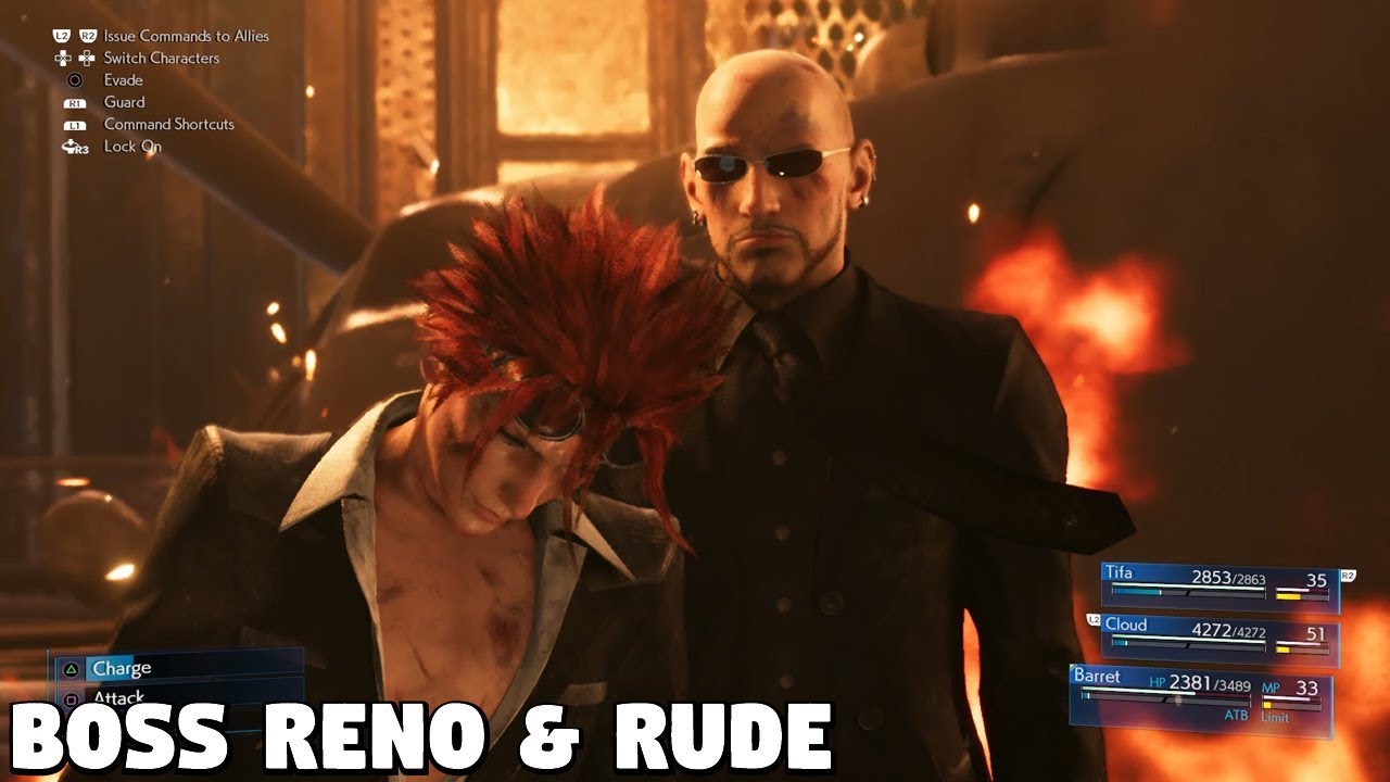 Final Fantasy 7 REMAKE - Boss Reno & Rude