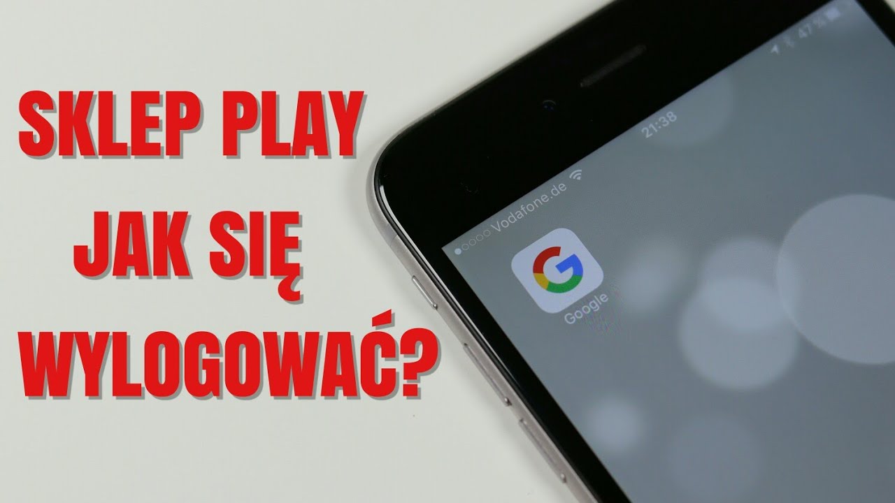 Jak wylogować się z konta Google play sklepu play na telefonie tablecie