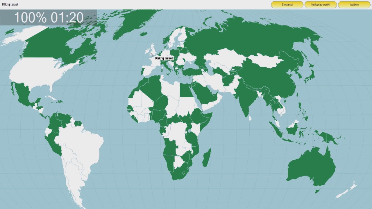 Seterra The World (159 countries) in 3 min 14 sec YouTube