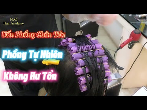 Chia Sẻ Kỹ Thuật Uốn Phồng Chân Tóc Mới | Không Để Lại Vết Không Gãy Rụng Về Sau | NeO Hair Academy