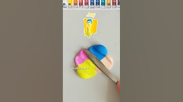 When I Mixing Color (Inside Out 2) part 5 #mixedcolors #satisfying #colormixing #asmrart