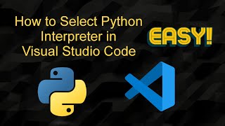 how to select python interpreter in visual studio code (vscode) - step by step (2024)